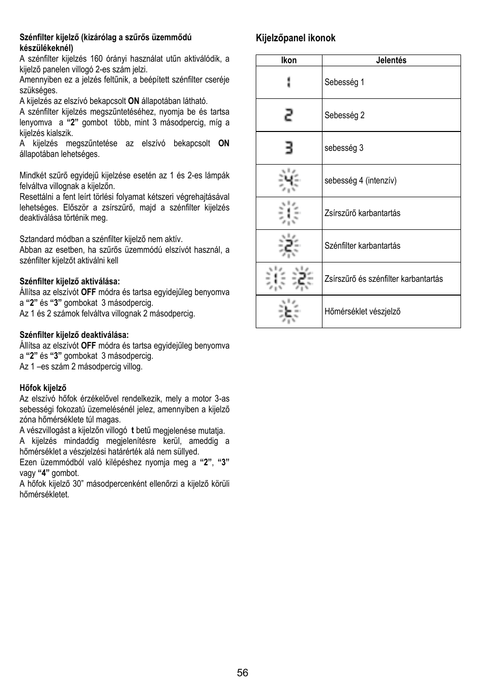 ELICA TUBE User Manual | Page 56 / 96