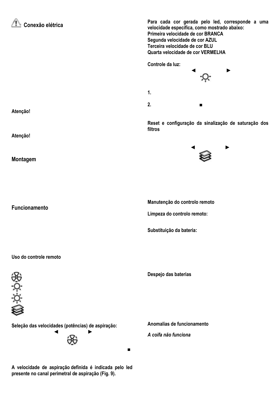 ELICA UP User Manual | Page 38 / 148