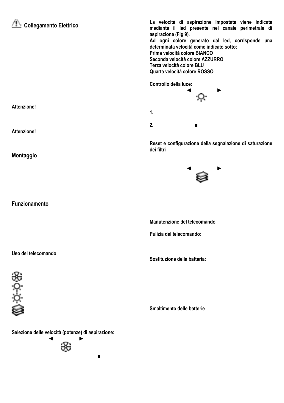 ELICA UP User Manual | Page 8 / 148