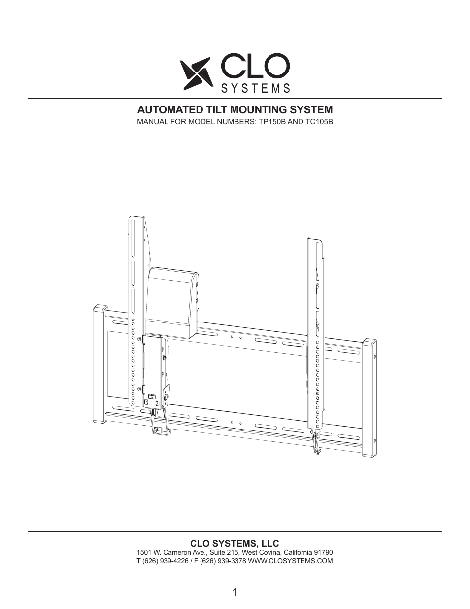 CLO Systems TC105B User Manual | 29 pages