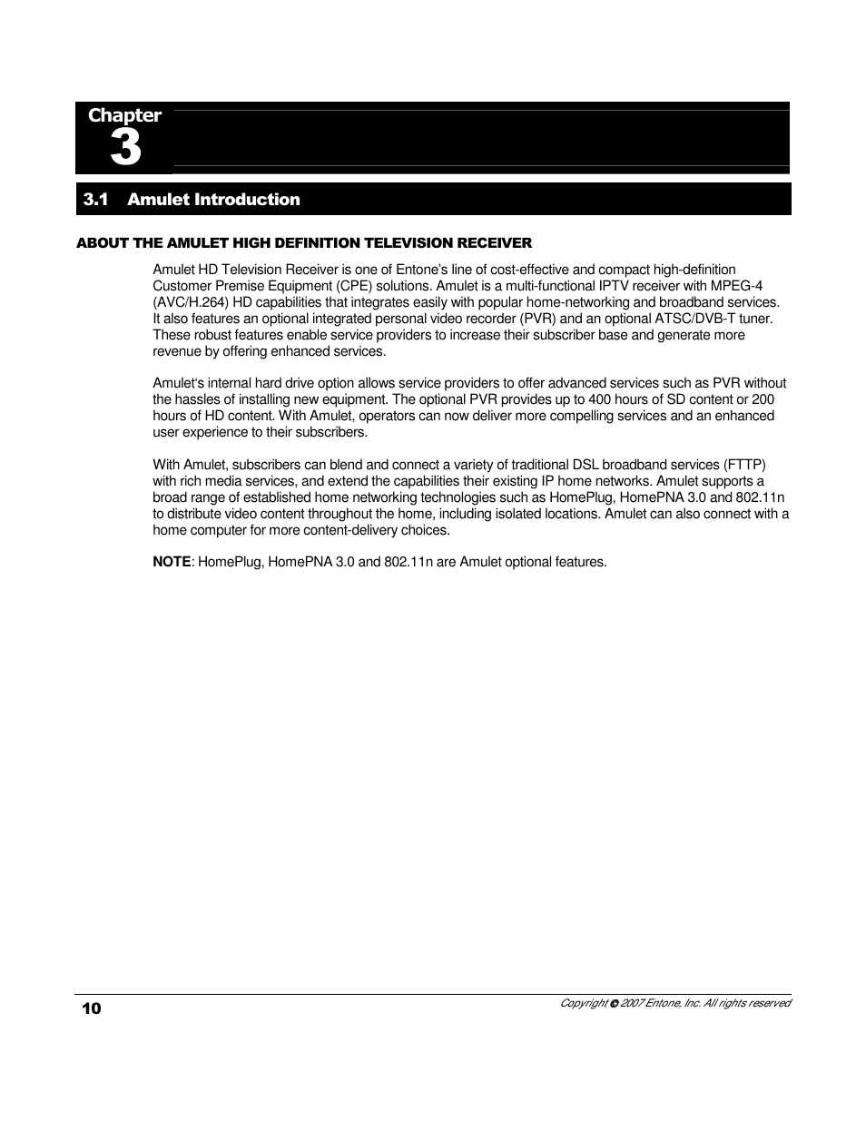 Entone Amulet 200 (D1) User Manual | Page 12 / 40