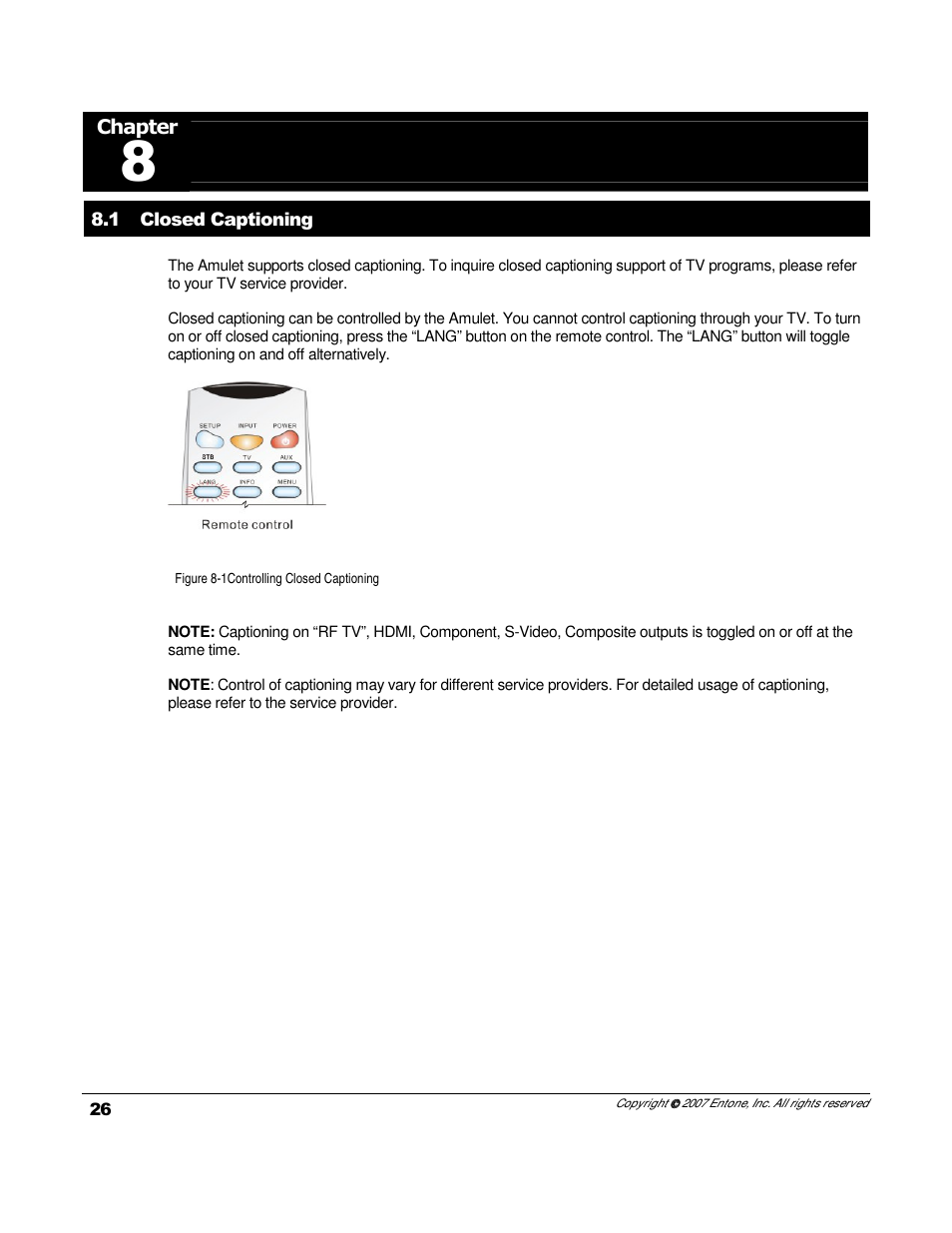 Entone Amulet 200 (D1) User Manual | Page 28 / 40