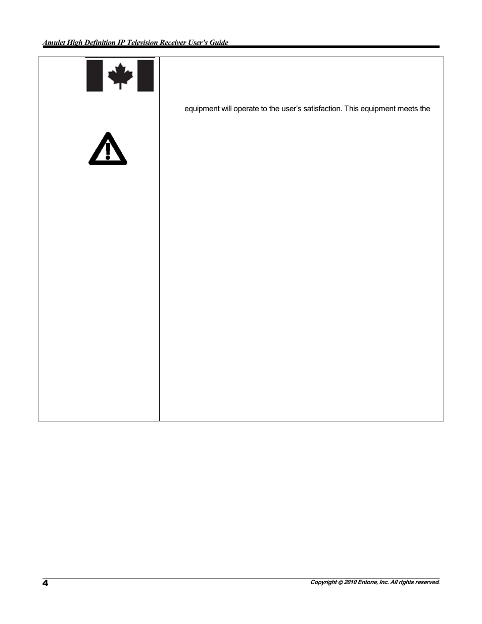 Entone Amulet 300 (F1) User Manual | Page 6 / 28