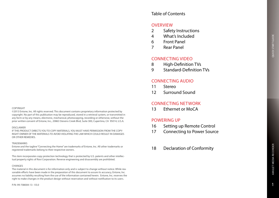 Entone Amulet 450 User Manual | Page 2 / 13