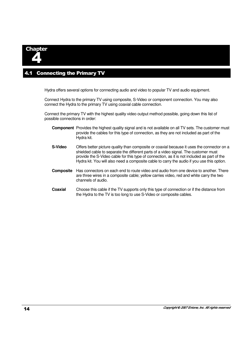 Entone Hydra II User Manual | Page 16 / 44