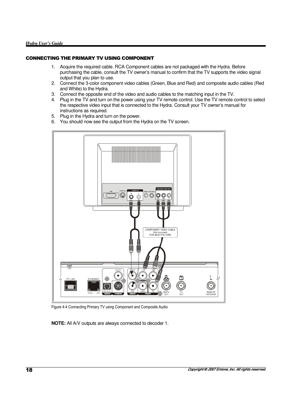 Entone Hydra II User Manual | Page 20 / 44