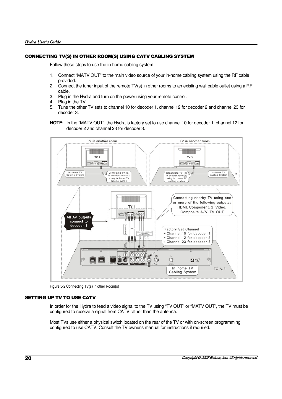 Entone Hydra II User Manual | Page 22 / 44