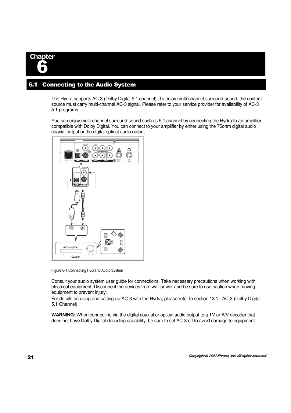 Entone Hydra II User Manual | Page 23 / 44
