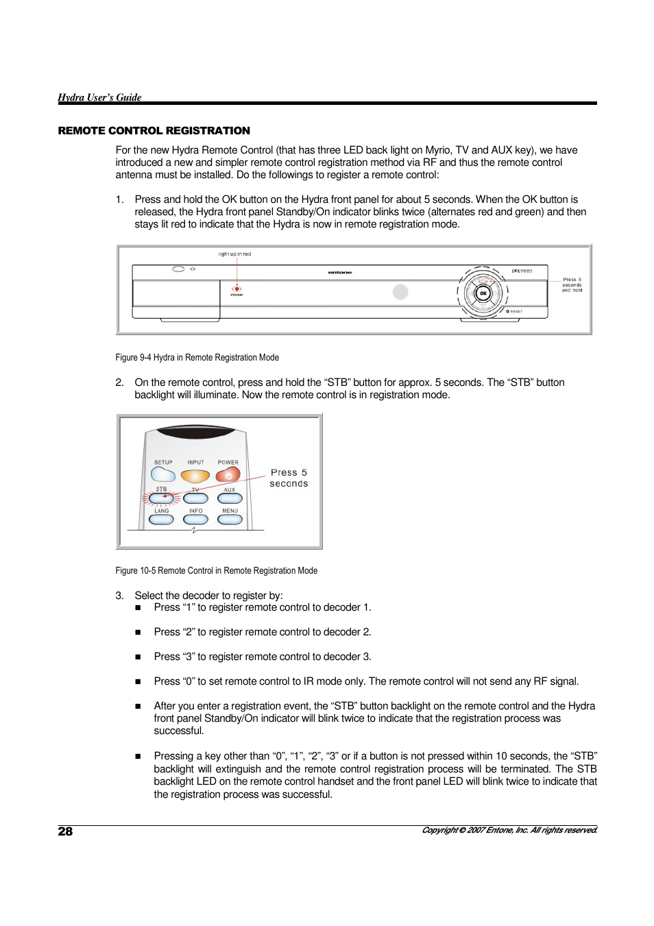 Entone Hydra II User Manual | Page 30 / 44