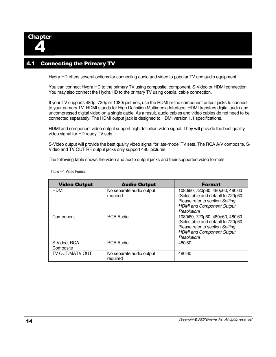 Entone Hydra HD A-Series User Manual | Page 16 / 50