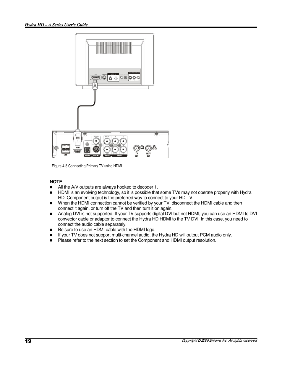 Entone Hydra HD A-Series User Manual | Page 21 / 50