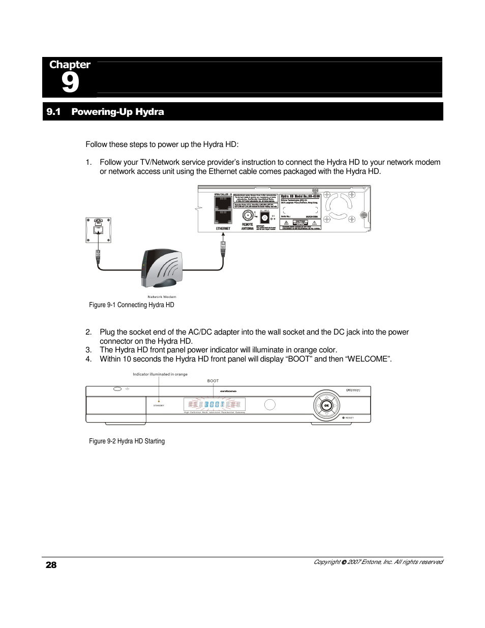 Entone Hydra HD A-Series User Manual | Page 30 / 50