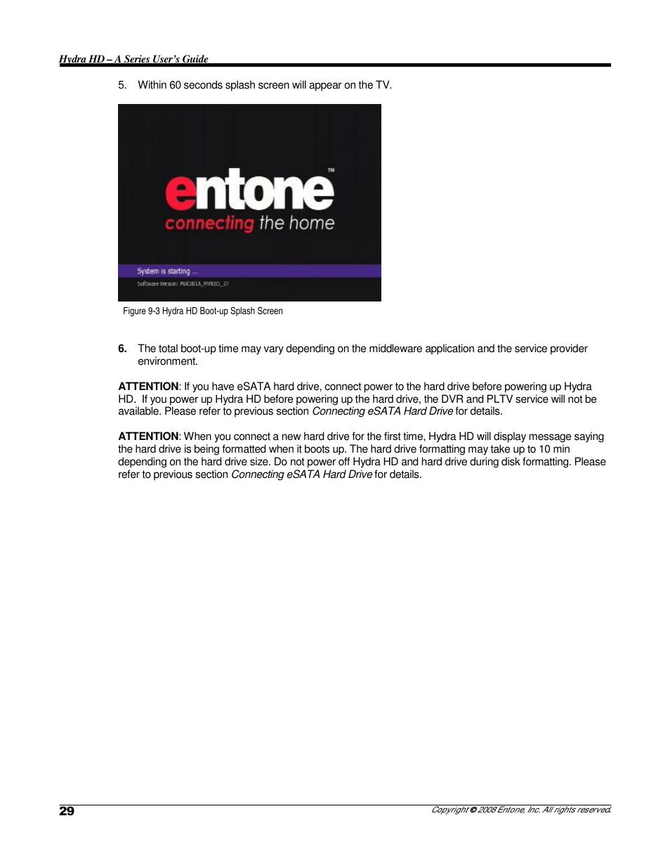 Entone Hydra HD A-Series User Manual | Page 31 / 50