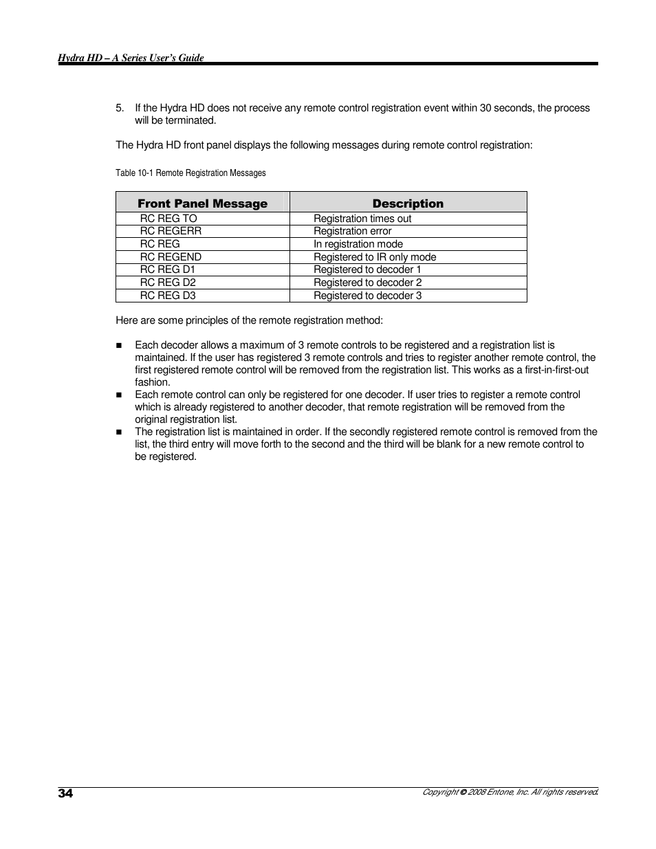 Entone Hydra HD A-Series User Manual | Page 36 / 50