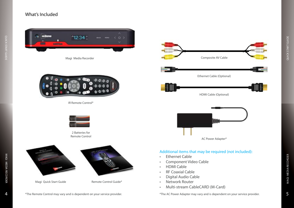 What’s included, 54 what’s included | Entone Magi 450 User Manual | Page 4 / 13