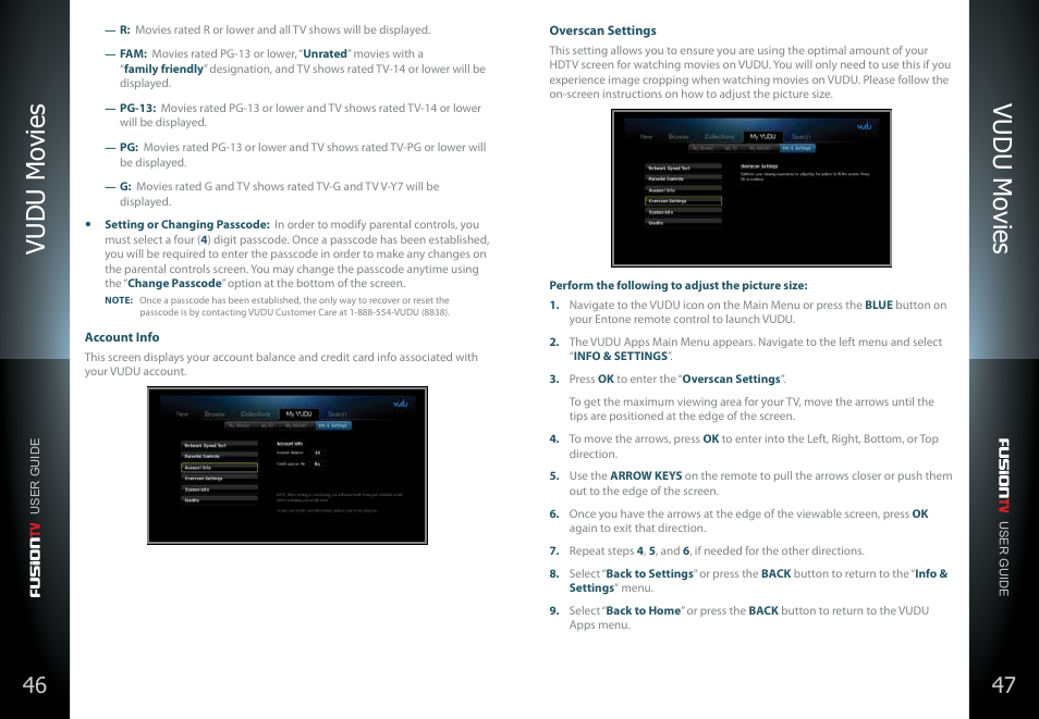 Vudu mo vies vudu mo vies | Entone FusionTV User Manual | Page 27 / 51