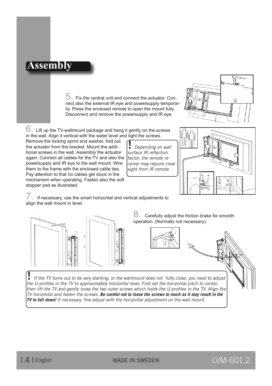 Assembly | CLO Systems LVM-601-2 User Manual | Page 4 / 14