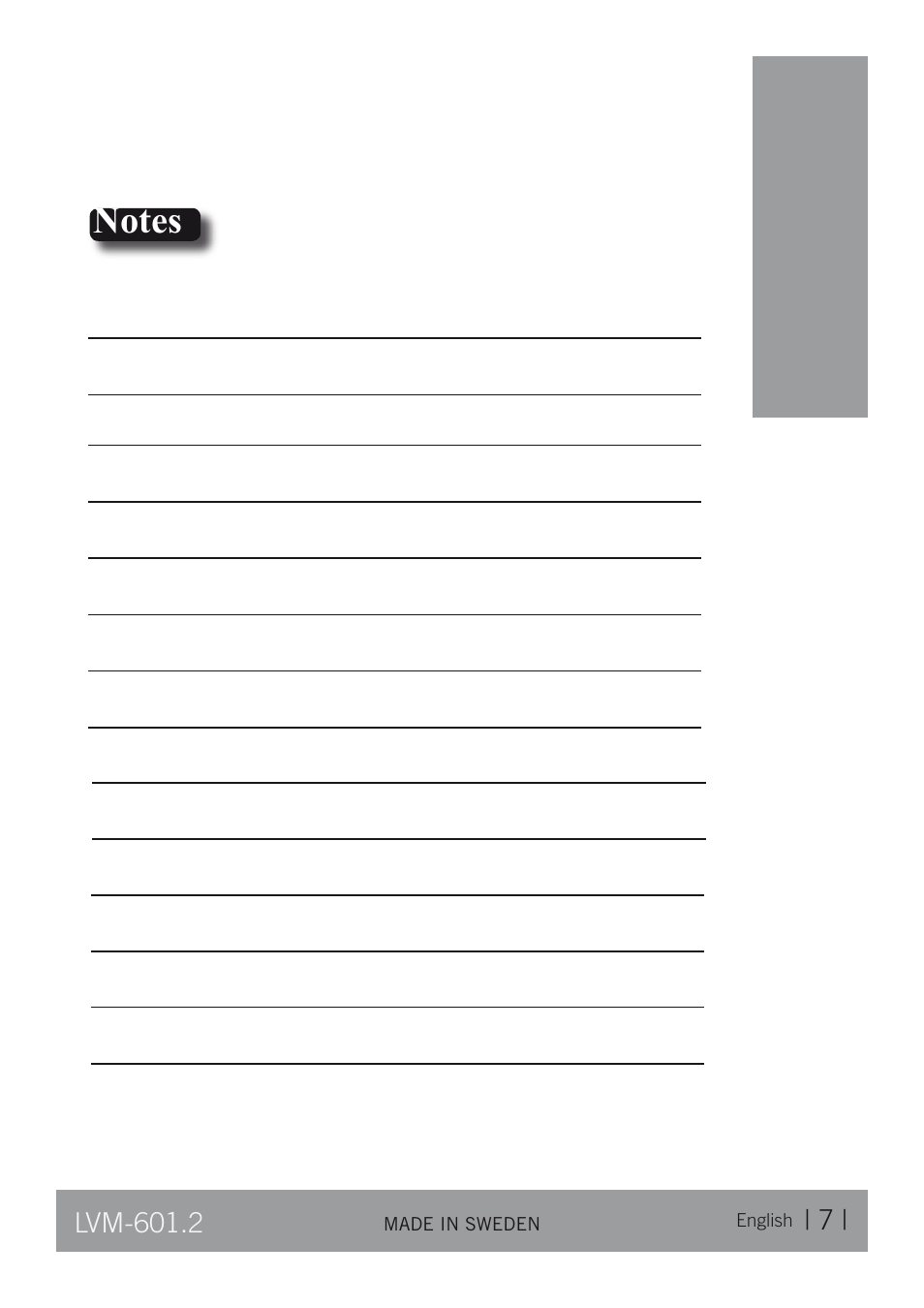 CLO Systems LVM-601-2 User Manual | Page 7 / 14