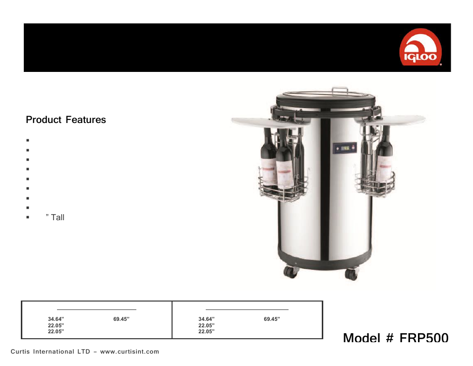 Curtis FRP500 User Manual | 1 page