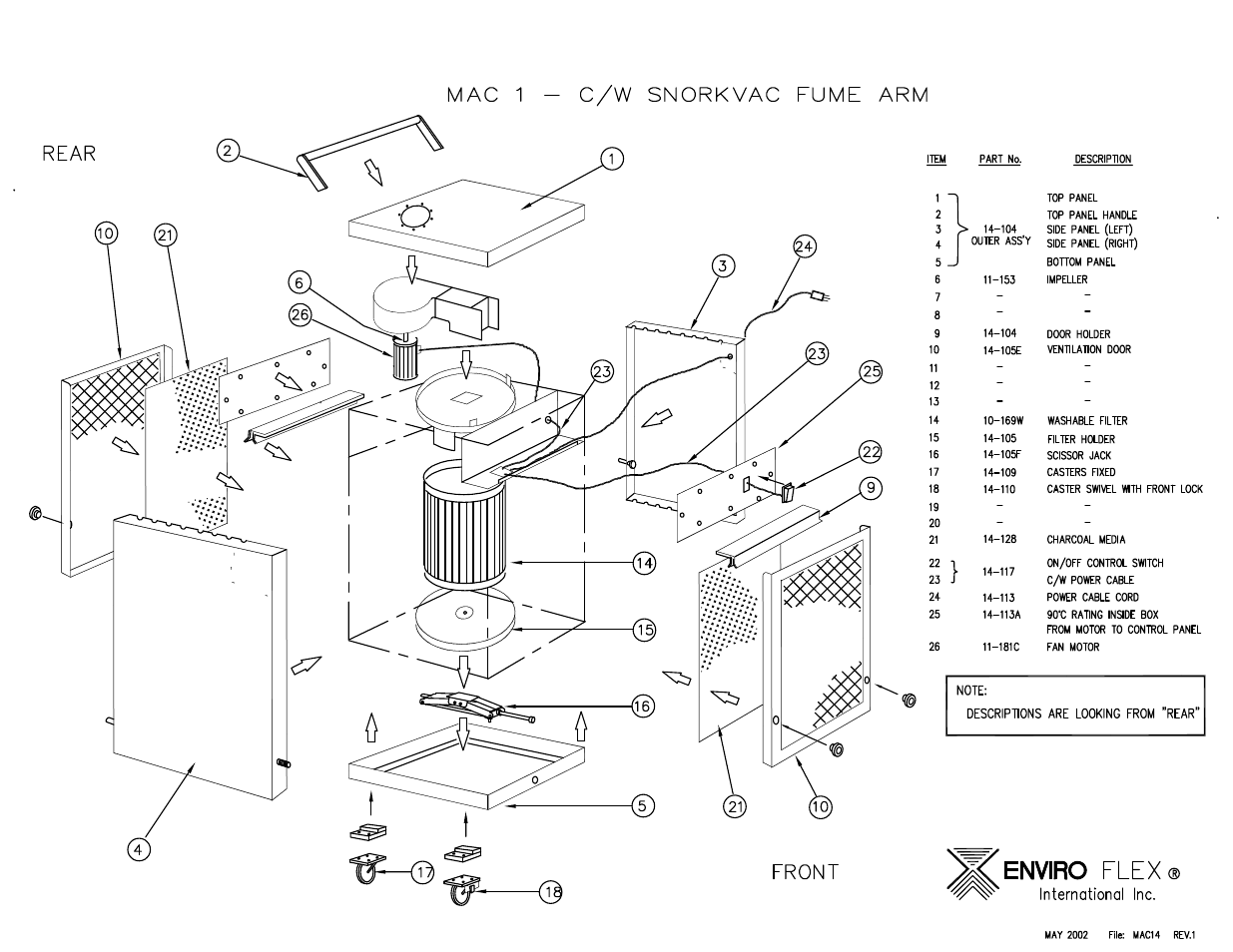 ENVIROMAC MAC1 107.1022 User Manual | Page 4 / 4