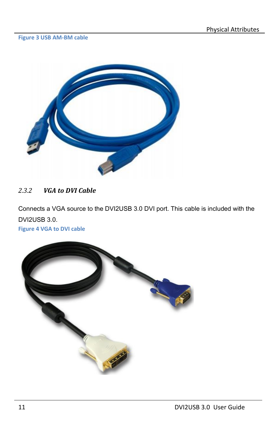 Vga to dvi cable | Epiphan DVI2USB 3.0 User Manual | Page 16 / 86