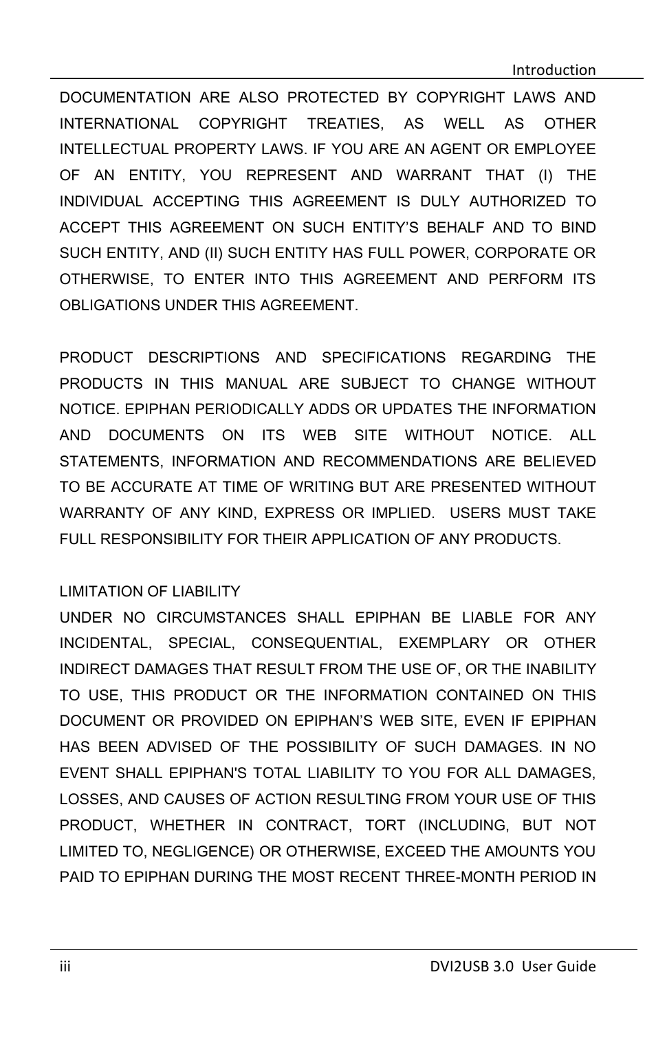 Epiphan DVI2USB 3.0 User Manual | Page 4 / 86