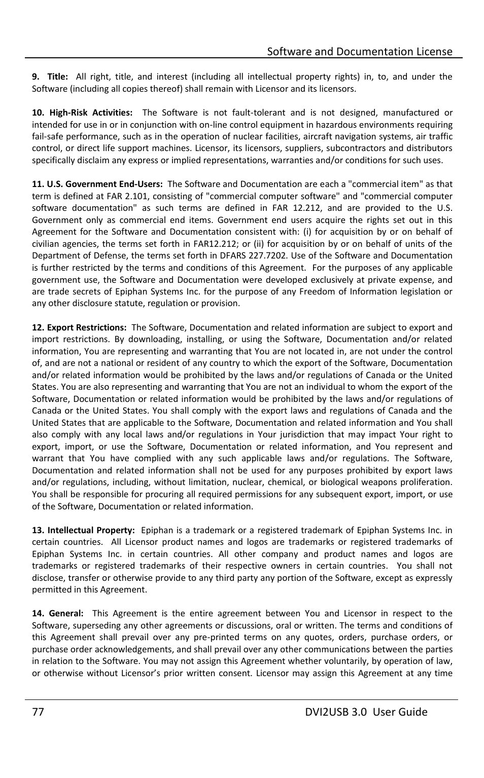 Epiphan DVI2USB 3.0 User Manual | Page 82 / 86