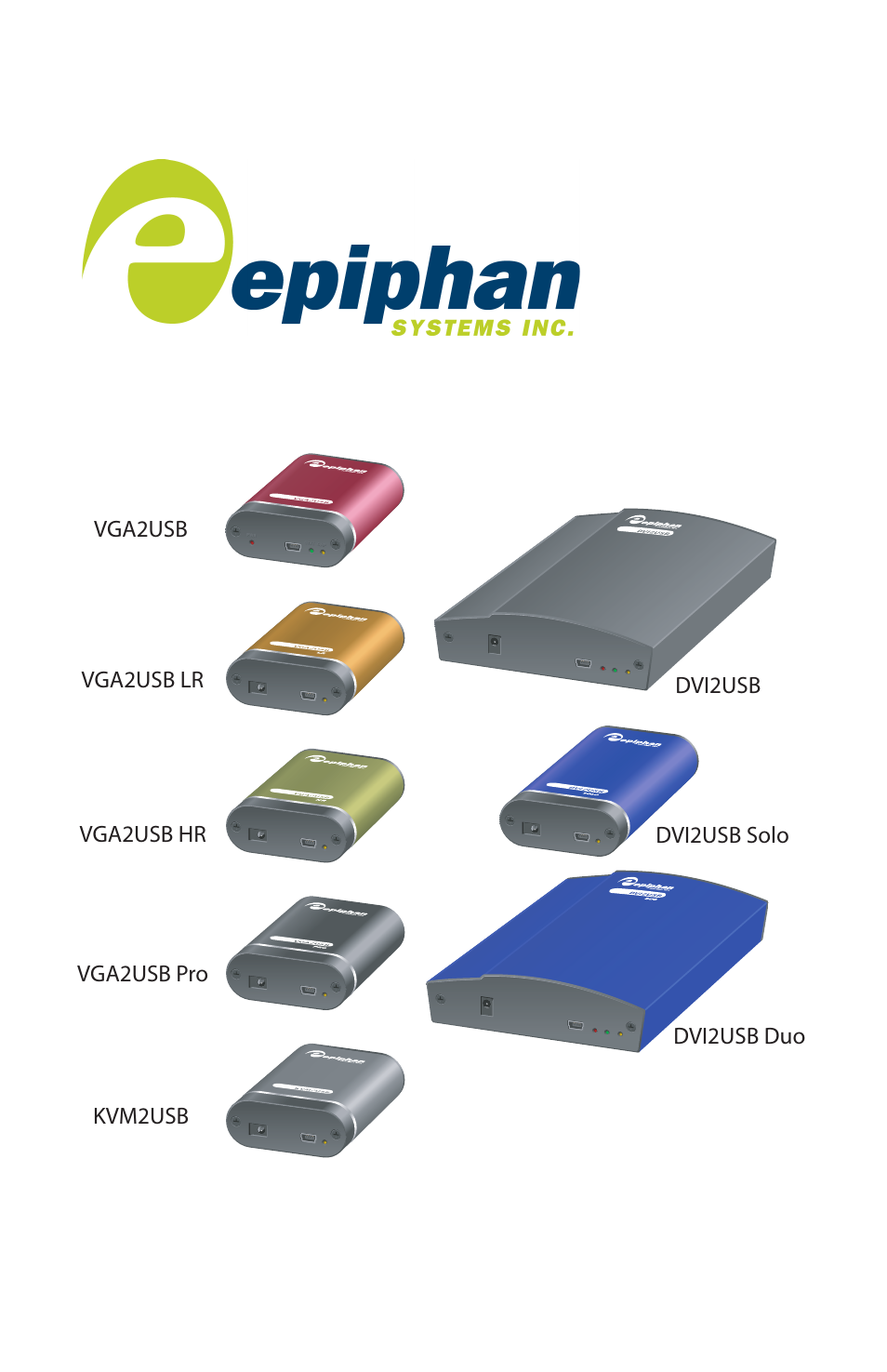 Epiphan VGA2USB Pro User Manual | 166 pages