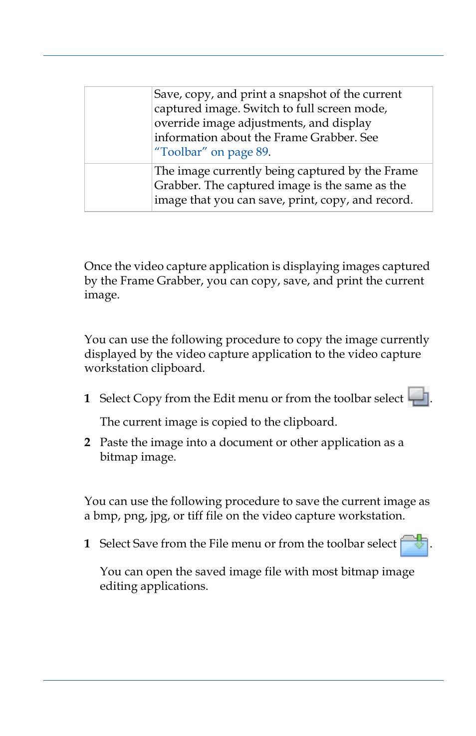 Copying, saving, and printing images, Copying, saving, and printing images 83 | Epiphan VGA2USB Pro User Manual | Page 83 / 166