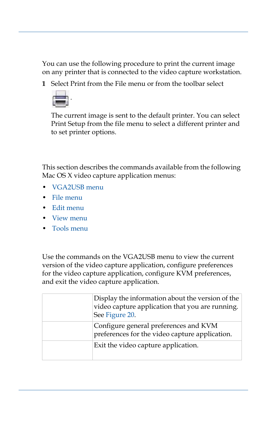 Menus, Vga2usb menu, Menus 84 | Epiphan VGA2USB Pro User Manual | Page 84 / 166