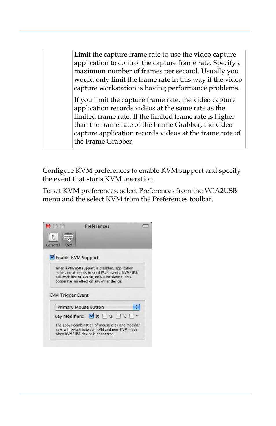 Kvm preferences | Epiphan VGA2USB Pro User Manual | Page 86 / 166