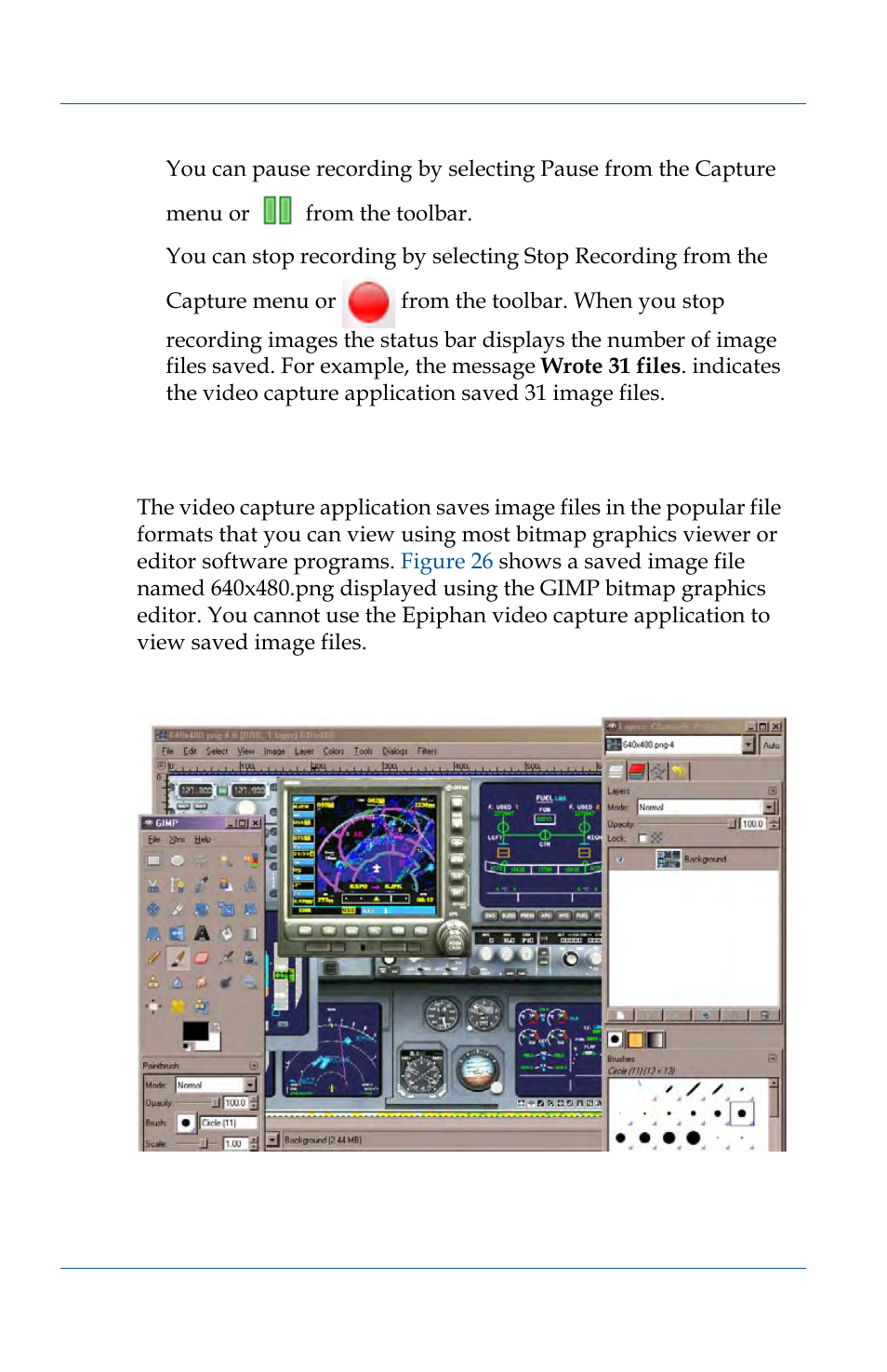 Viewing saved image files, Viewing saved image files 96 | Epiphan VGA2USB Pro User Manual | Page 96 / 166