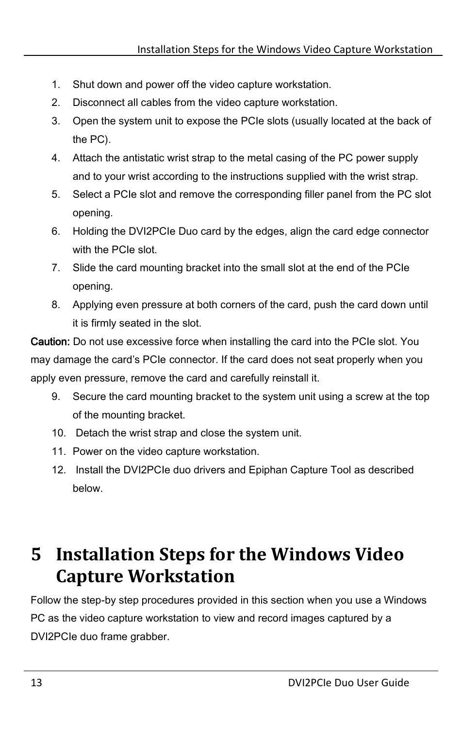 Epiphan DVI2PCIe Duo User Manual | Page 17 / 93