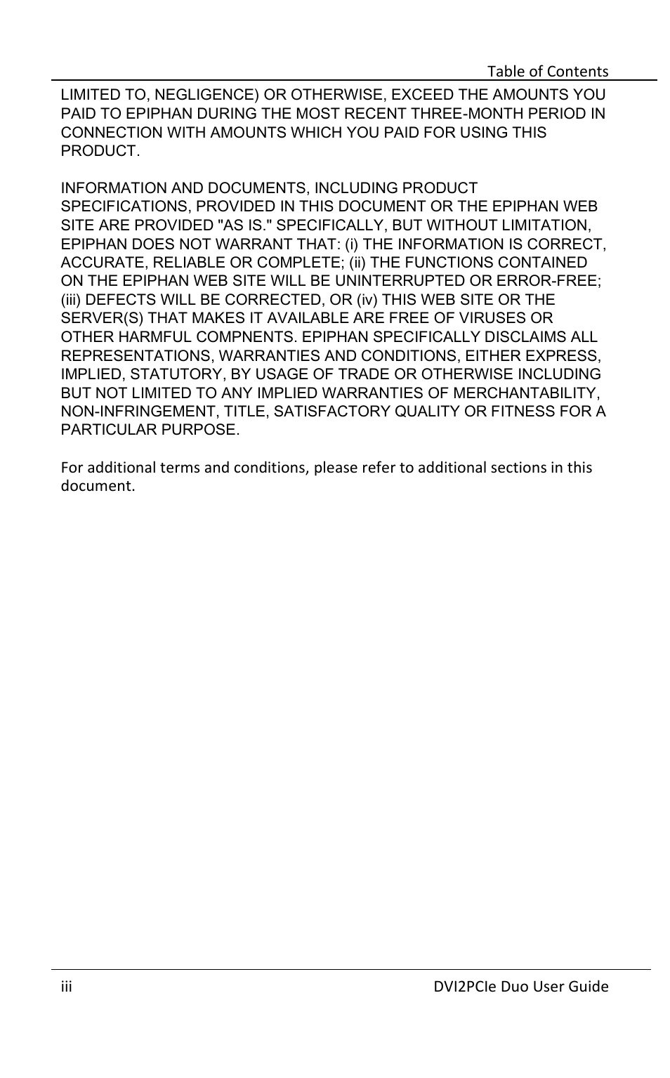 Epiphan DVI2PCIe Duo User Manual | Page 4 / 93