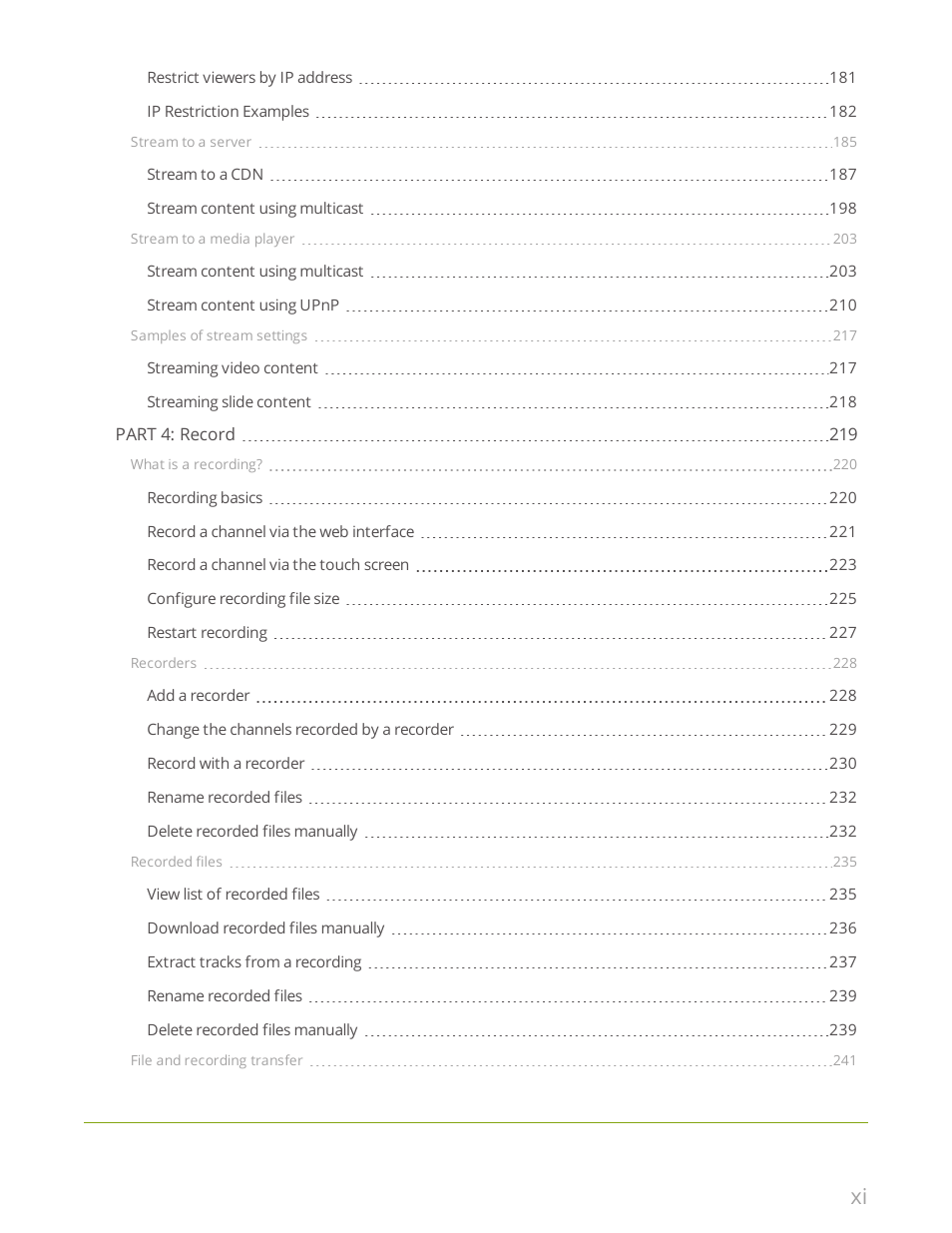 Epiphan Pearl User Manual | Page 11 / 342