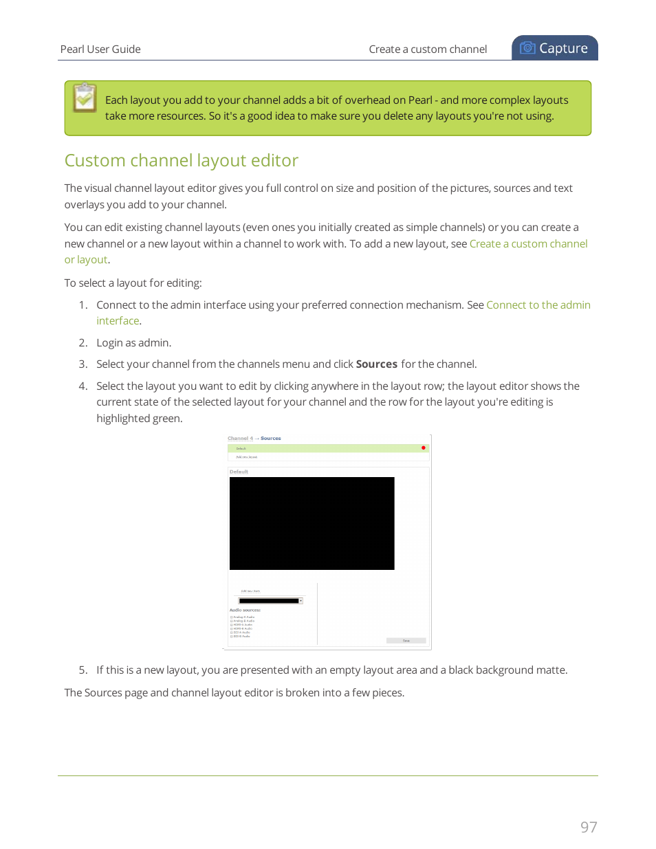 Custom channel layout editor | Epiphan Pearl User Manual | Page 110 / 342