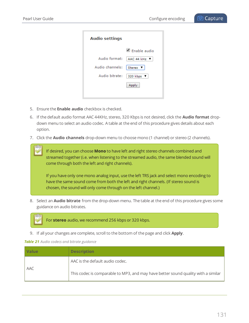 Epiphan Pearl User Manual | Page 144 / 342