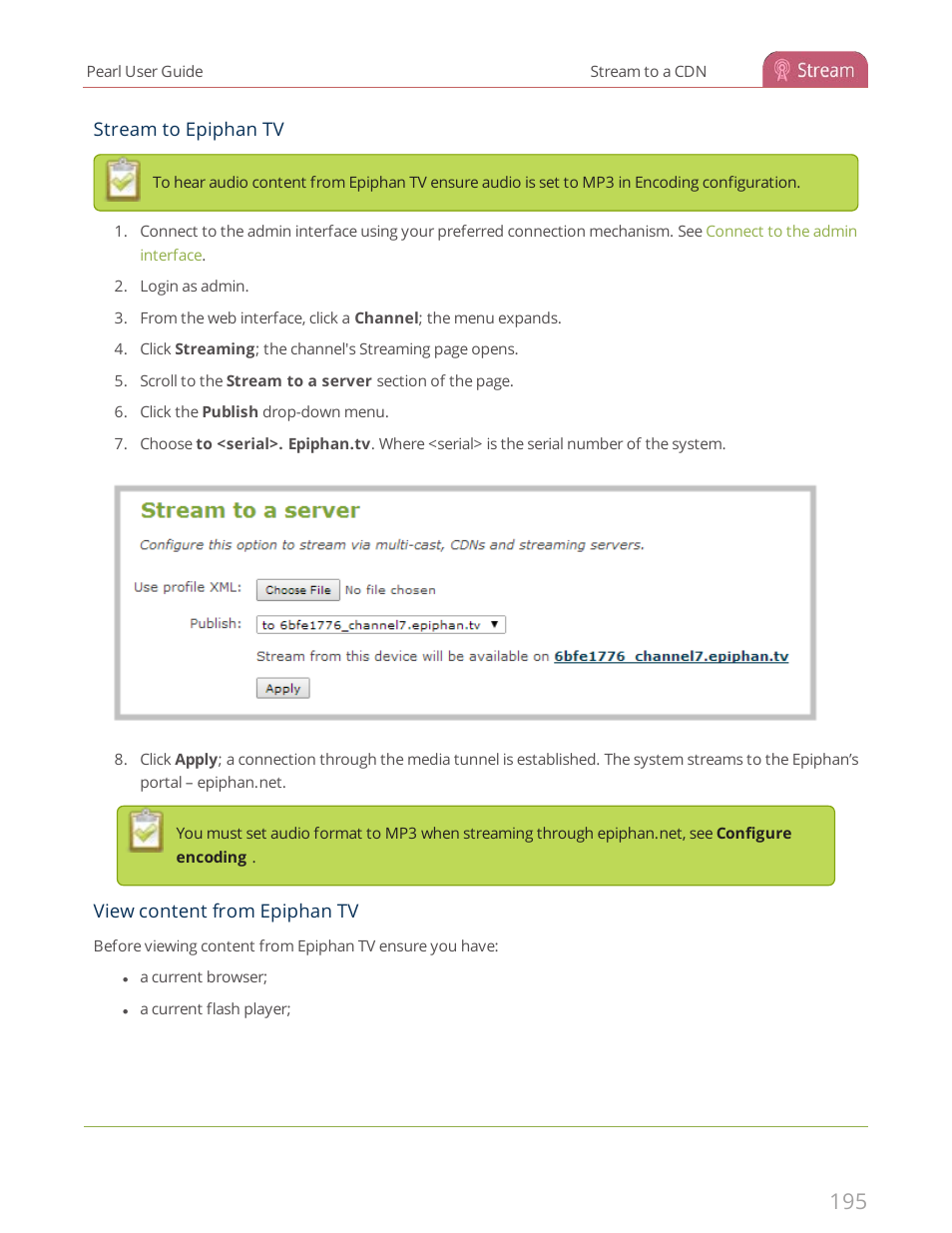 Epiphan Pearl User Manual | Page 208 / 342