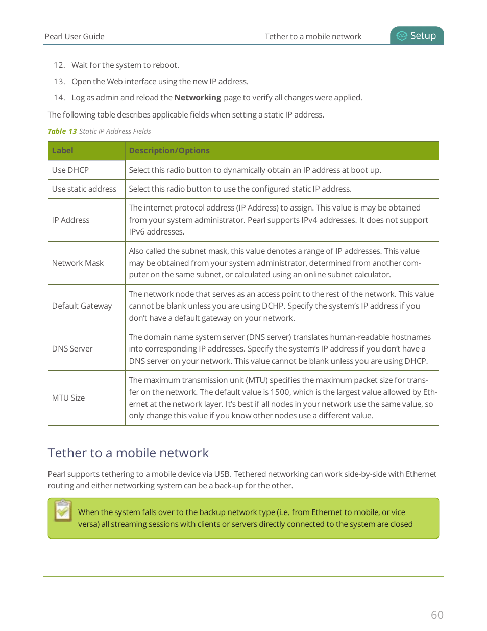 Tether to a mobile network | Epiphan Pearl User Manual | Page 73 / 342