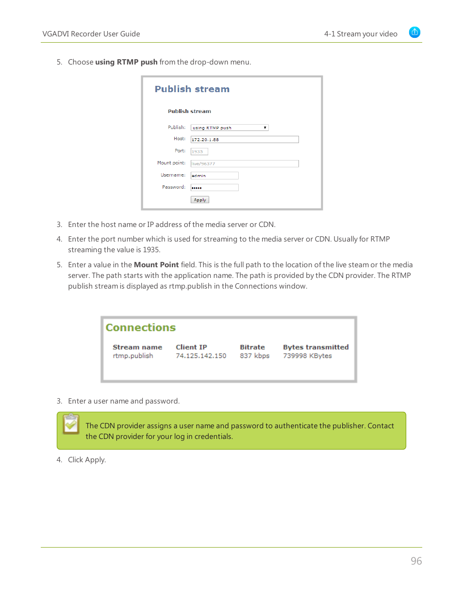 Epiphan VGADVI Recorder User Manual | Page 105 / 209