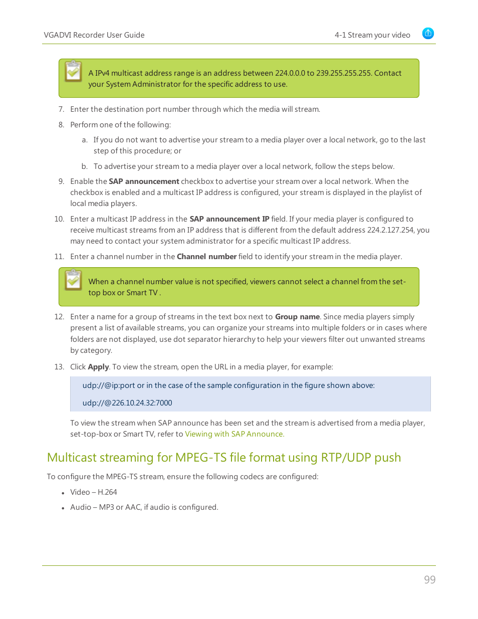 Epiphan VGADVI Recorder User Manual | Page 108 / 209