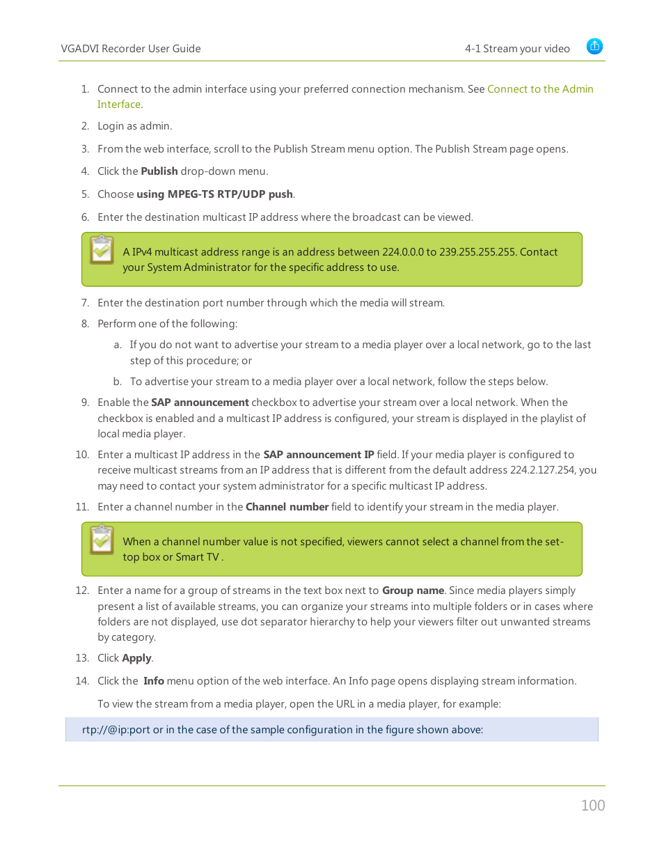 Epiphan VGADVI Recorder User Manual | Page 109 / 209