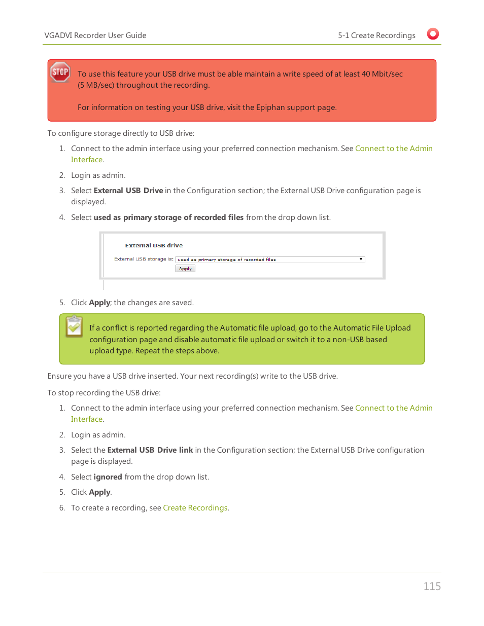 Epiphan VGADVI Recorder User Manual | Page 124 / 209