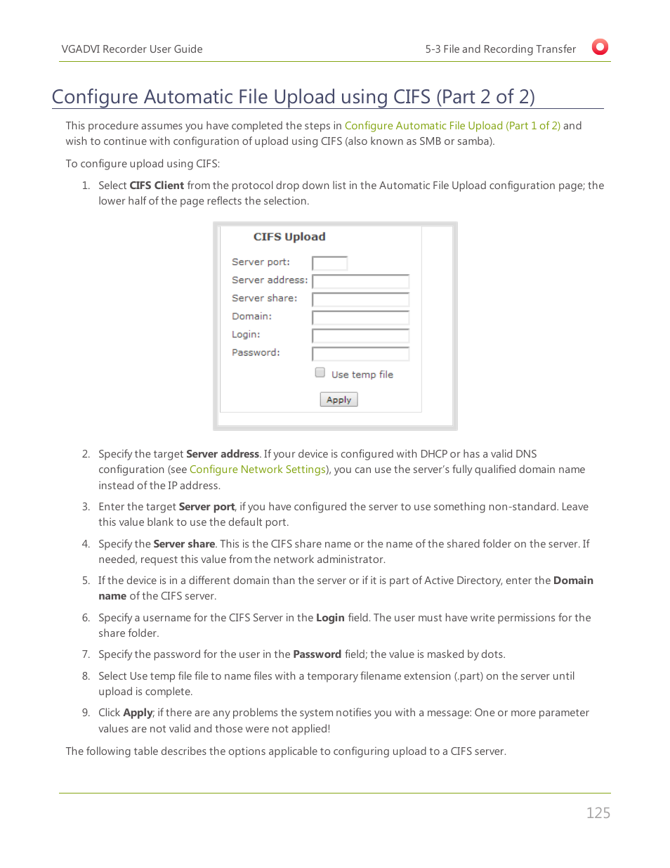 Epiphan VGADVI Recorder User Manual | Page 134 / 209