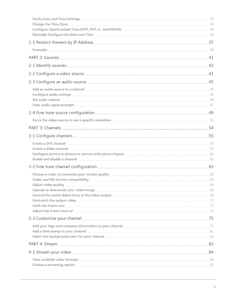 Epiphan VGADVI Recorder User Manual | Page 6 / 209