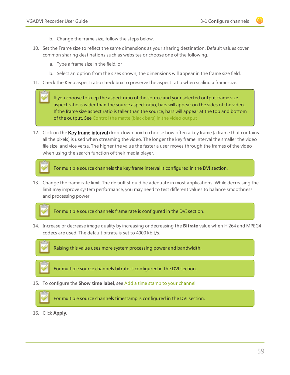 Epiphan VGADVI Recorder User Manual | Page 68 / 209