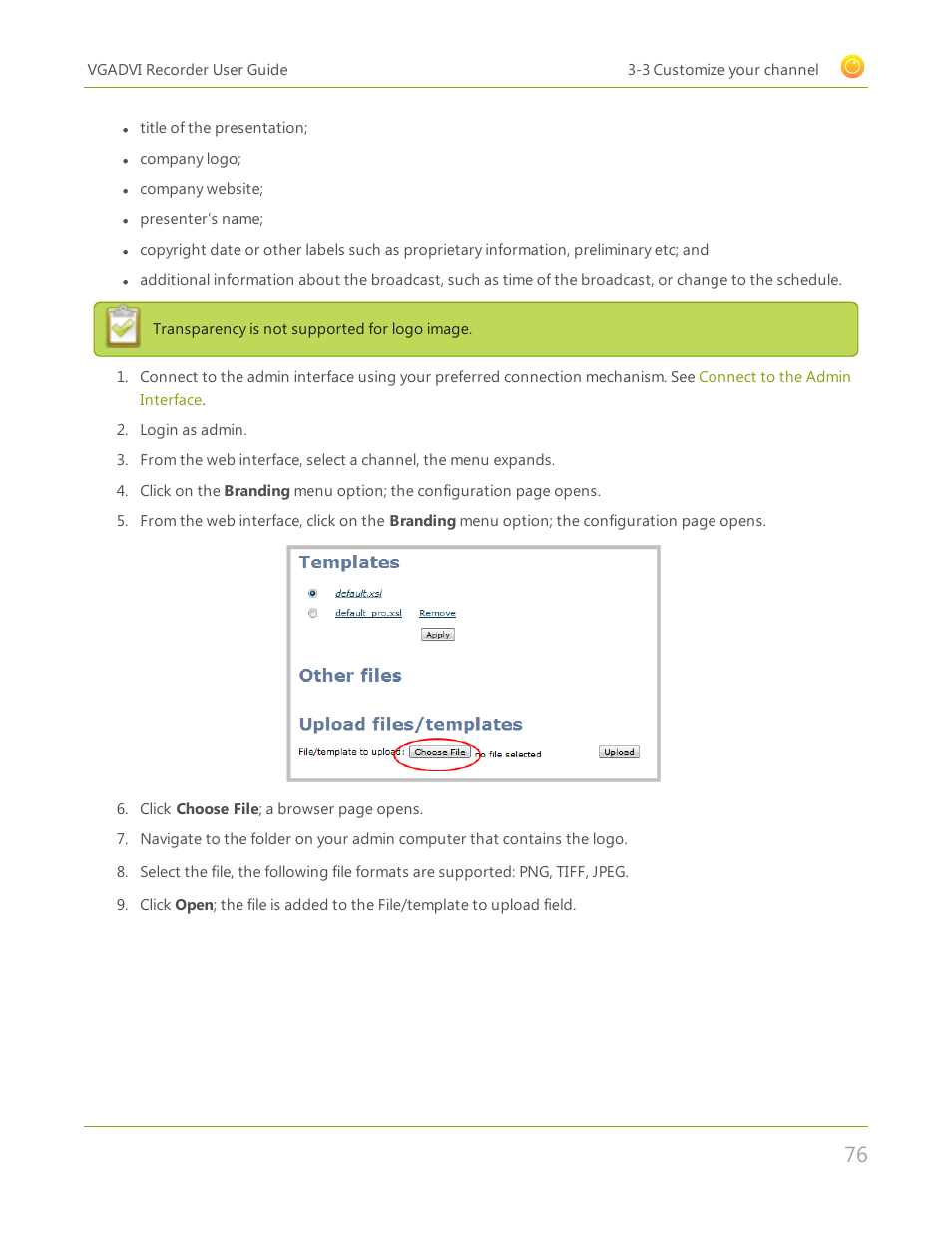 Epiphan VGADVI Recorder User Manual | Page 85 / 209