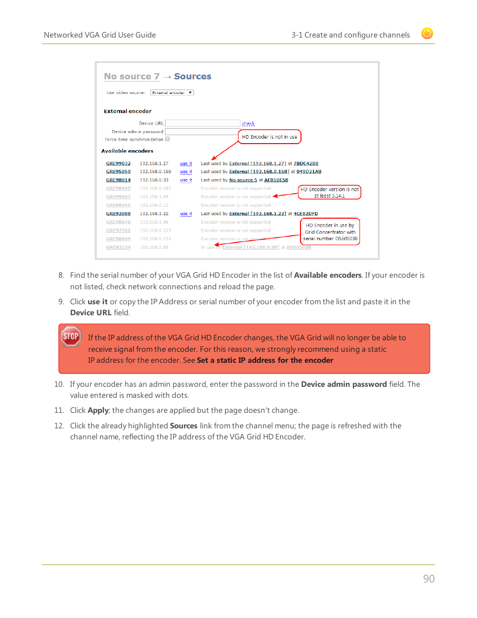 Epiphan Networked VGA Grid User Manual | Page 102 / 306