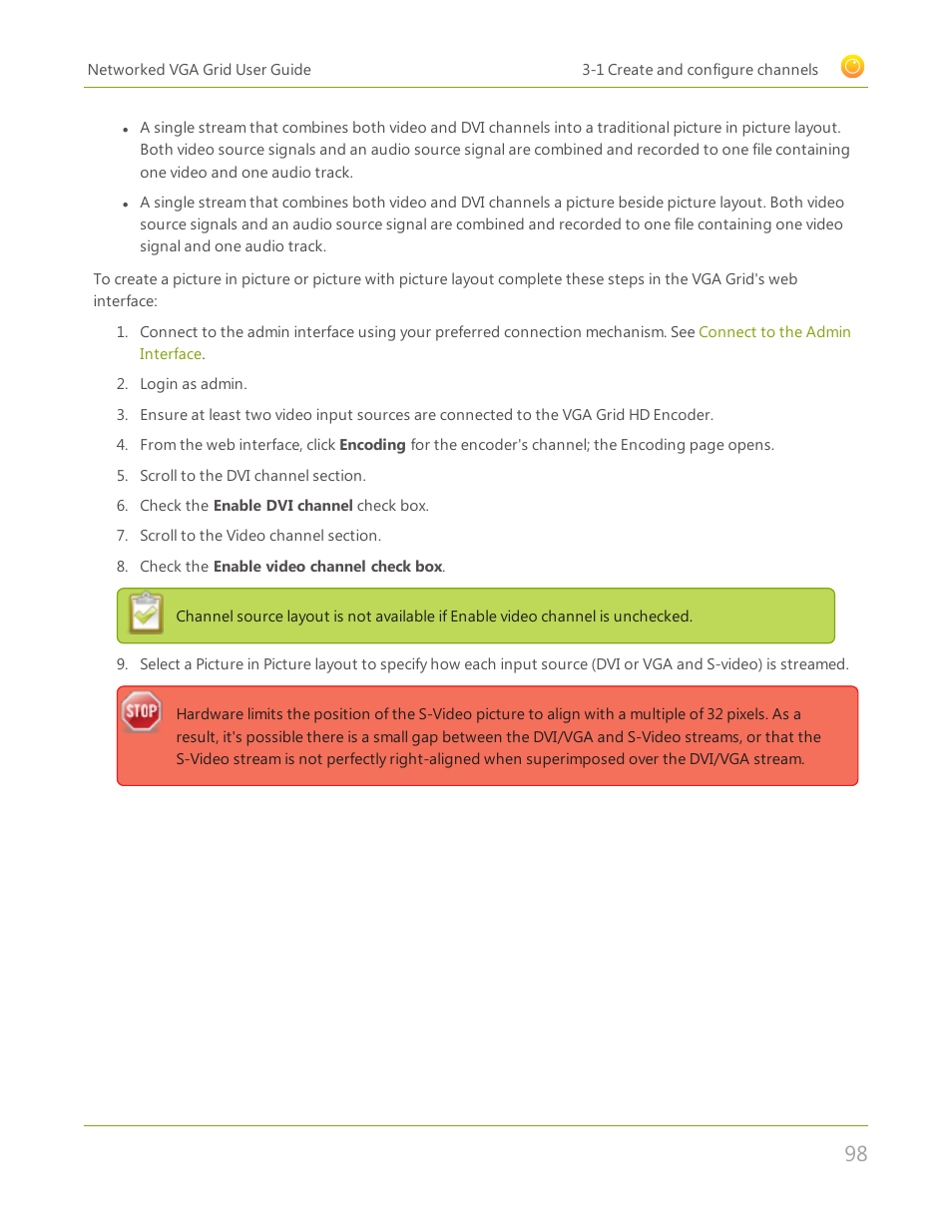 Epiphan Networked VGA Grid User Manual | Page 110 / 306
