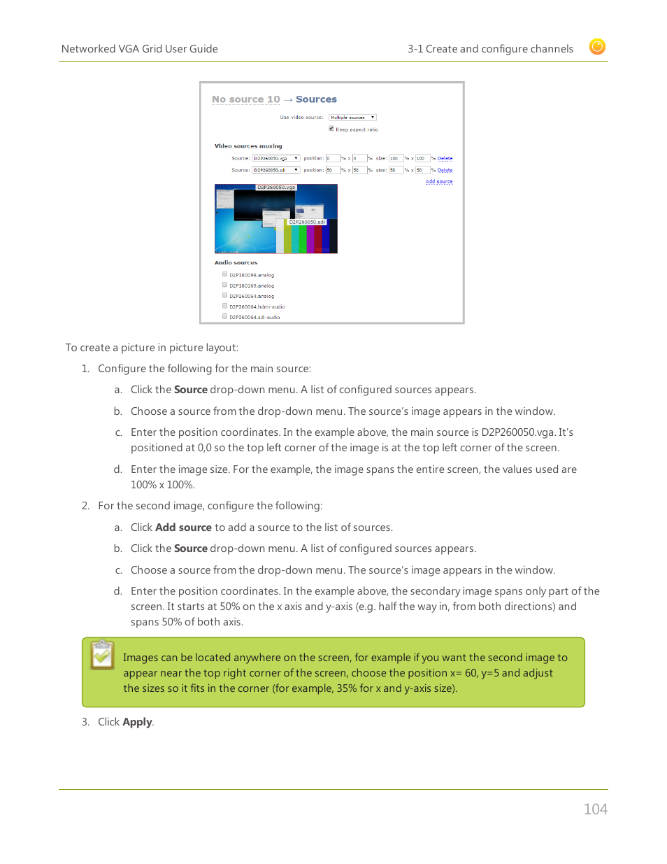 Epiphan Networked VGA Grid User Manual | Page 116 / 306